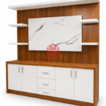 wooden tv unit