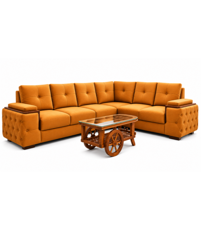 modern-corner-sofa-kakkanad Corner Sofa - Image 1